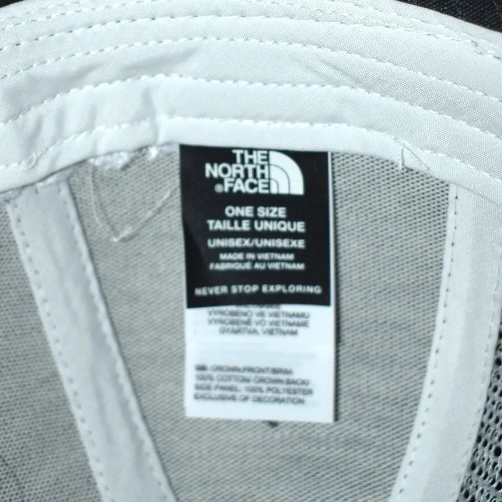 The North Face Panasonic Trucker Hat Mens Black New Mesh Snapback NF0A4VUAKN6-OS